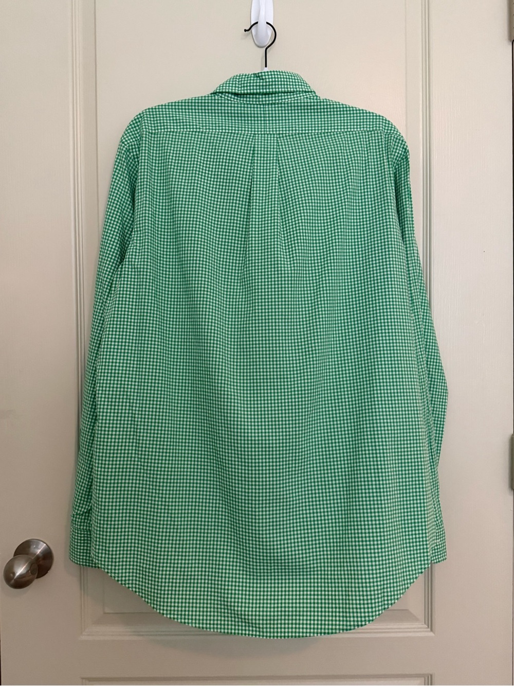 Ralph Lauren Green Gingham Button-Down Shirt - Picture 2 of 4